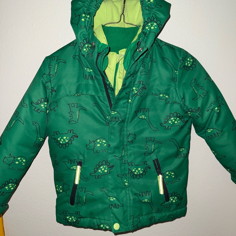 Cat & Jack Vibrant Green Kids Jacket